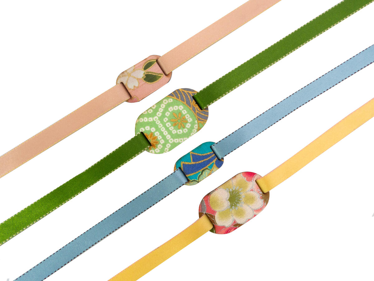 Bracciale Tessuto Kimono Beige - Lebole Maison