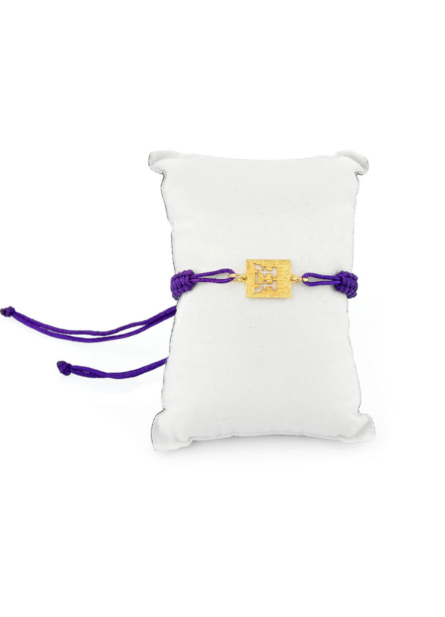 Bracciale Sagola Torii Viola - Lebole Maison