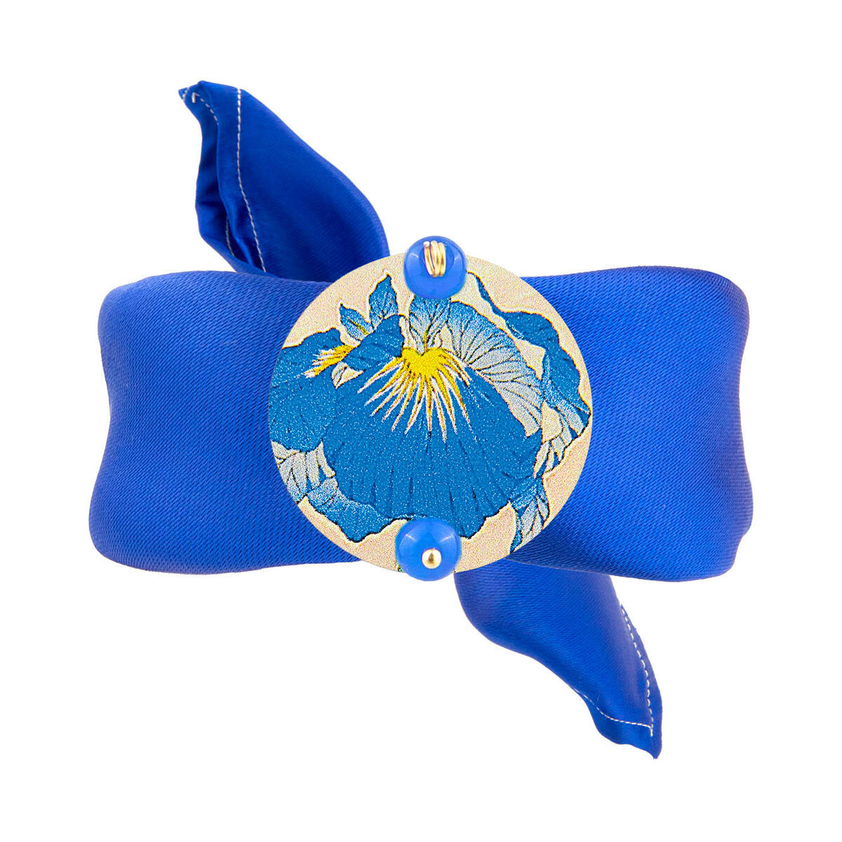 Small Blue Flower Bracelet - Lebole Maison