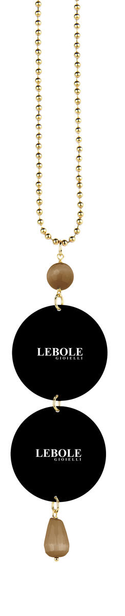 Collana Pitonato Marrone - Lebole Maison