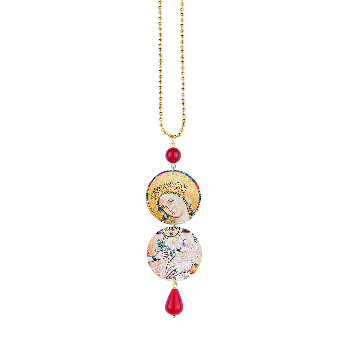 Collana Madonna Rubino - Lebole Maison
