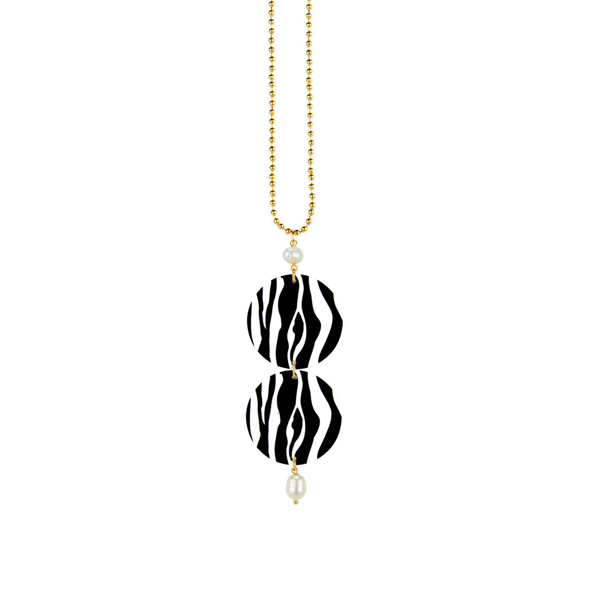 Collana Zebrato Perla - Lebole Maison