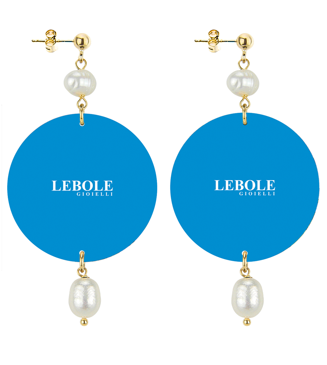Orecchini Fiore Bianco Classico Perla - Lebole Maison