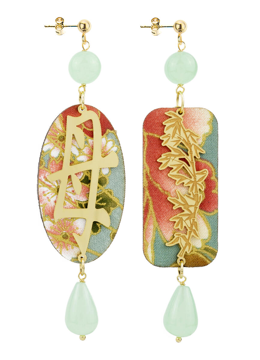 Orecchini Mamma Verde Giada - Lebole Maison