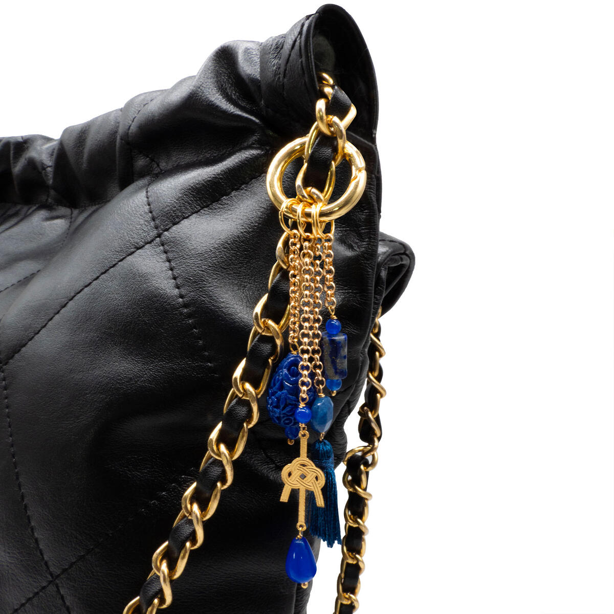 Charm Bag Nodo Blu - Lebole Maison