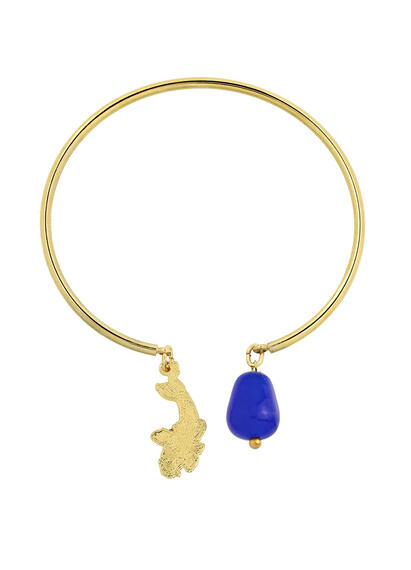 Bracciale Rigido Koi Blu - Lebole Maison