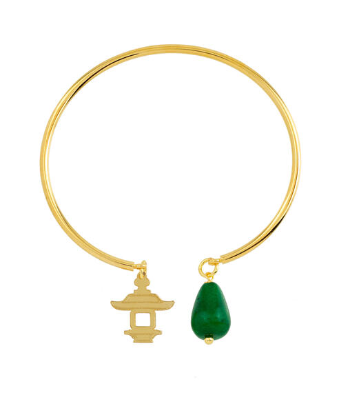 Bracciale Rigido Lanterna Verde - Lebole Maison