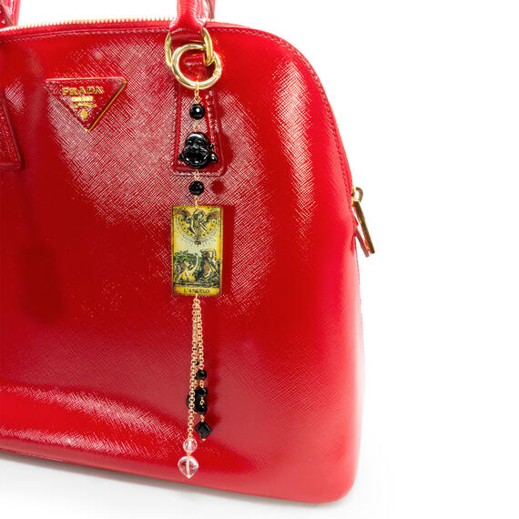 Charm Bag Tarocchi L'angelo Nero - Lebole Maison