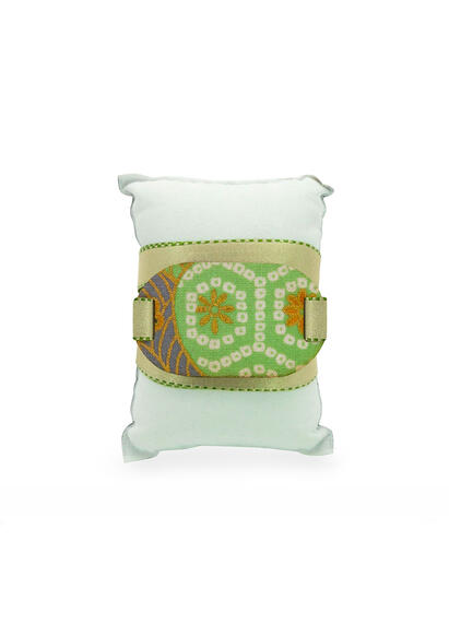 Bracciale Tessuto Kimono Verde Chiaro - Lebole Maison