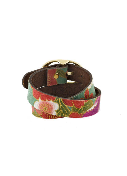 Green Jade Low Kimono Bracelet - Lebole Maison