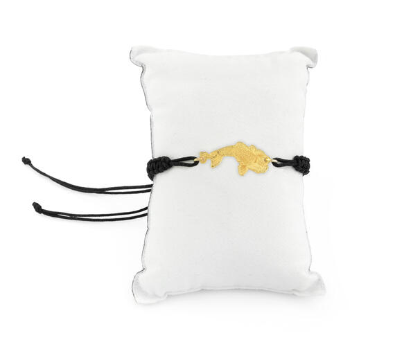 Bracciale Sagola Carpa Nero - Lebole Maison