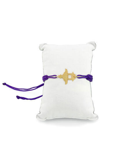 Bracciale Sagola Lanterna Viola - Lebole Maison