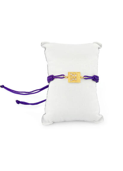 Bracciale Sagola Torii Viola - Lebole Maison