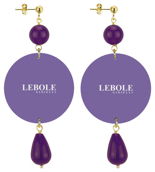 Orecchini Farfalla Cuvee Classico Viola - Lebole Maison