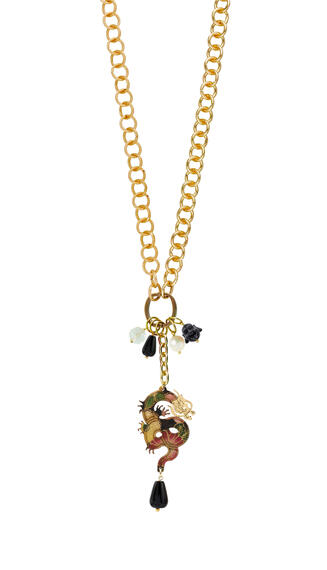 Collana Doppia Mito Nero - Lebole Maison