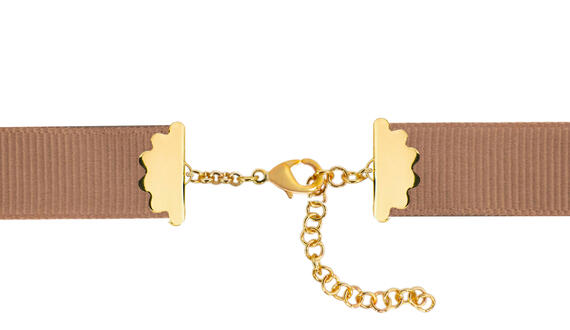 Collana Gros Grain Beige Fu - Lebole Maison