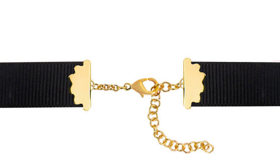 Collana Gros Grain Nero Mito - Lebole Maison