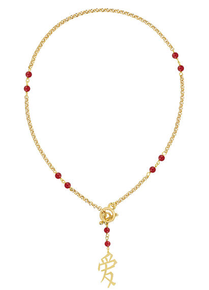 Collana Girocollo Amore Rubino - Lebole Maison