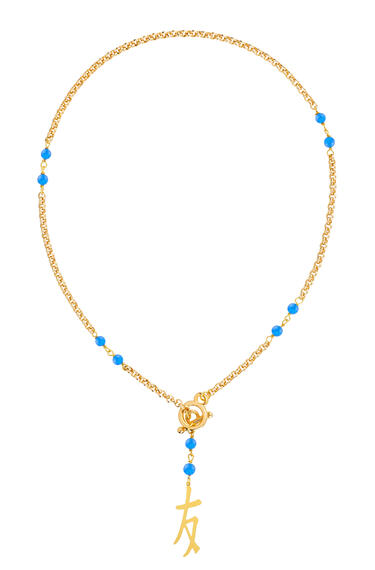 Collana Girocollo Amicizia Azzurro - Lebole Maison