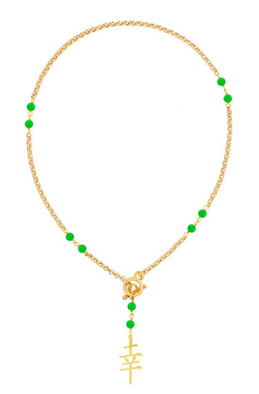 Collana Girocollo Fortuna Verde - Lebole Maison