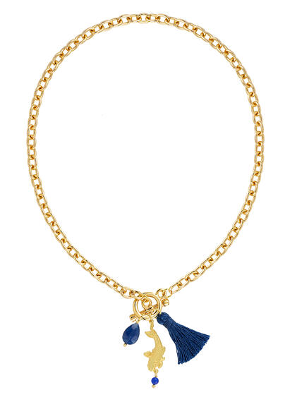 Collana Girocollo Koi Blu - Lebole Maison