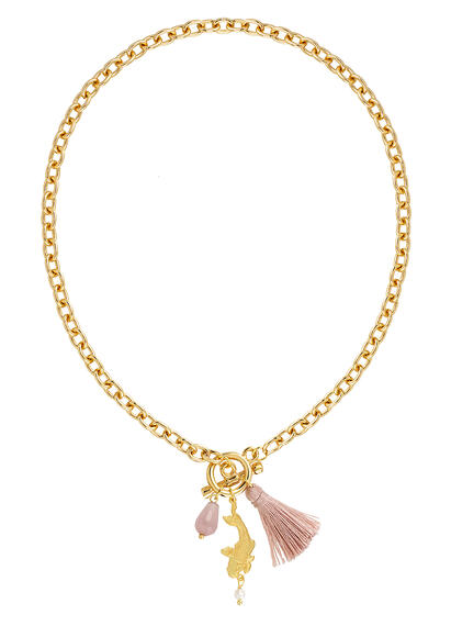 Collana Girocollo Koi Rosa - Lebole Maison