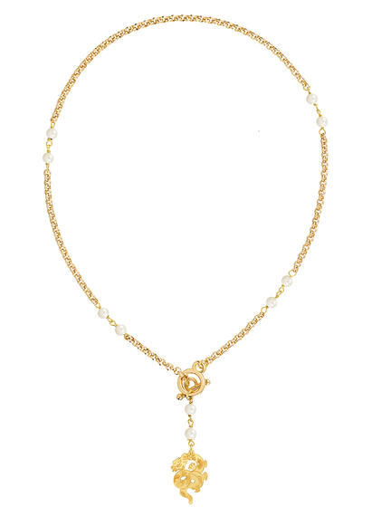 Collana Girocollo Drago Perla - Lebole Maison