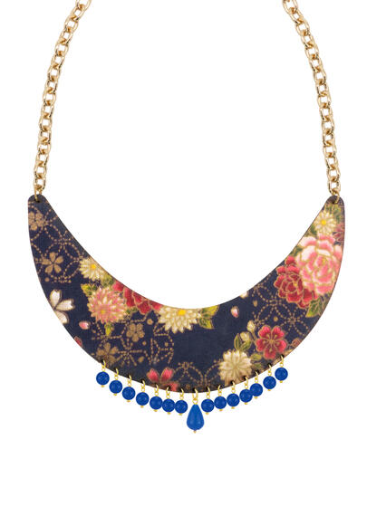 Collana Kimono Blu - Lebole Maison