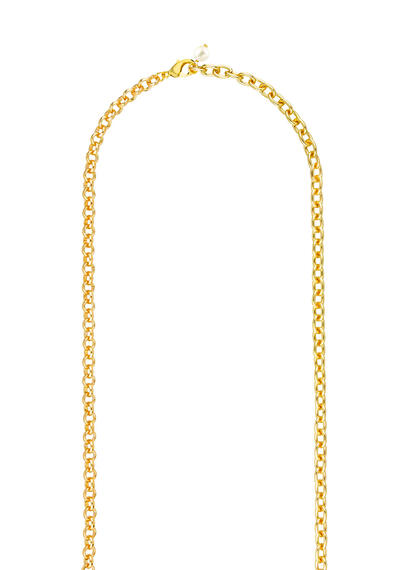 Collana Lunga Viso Pietre Corallo E Trasparenti - Lebole Maison