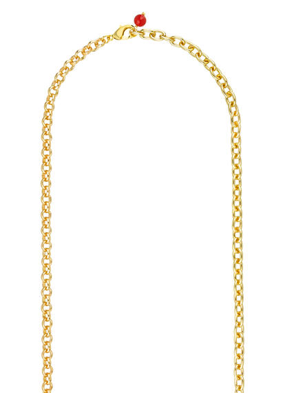 Collana Lunga Carpe Pietre Rosse E Nere - Lebole Maison