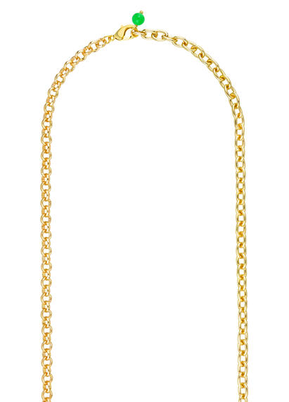 Collana Lunga Mito Pietre Verdi E Madreperla - Lebole Maison
