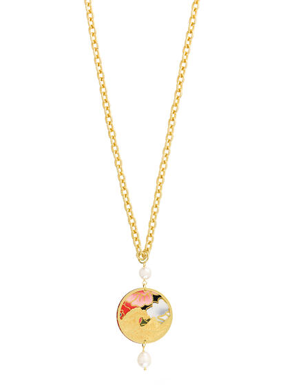 Collana Onda Tondo Perla - Lebole Maison