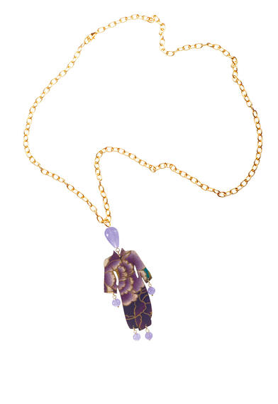 Collana Kimono Lilla - Lebole Maison
