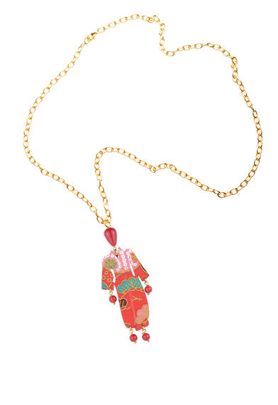 Collana Kimono Rubino - Lebole Maison