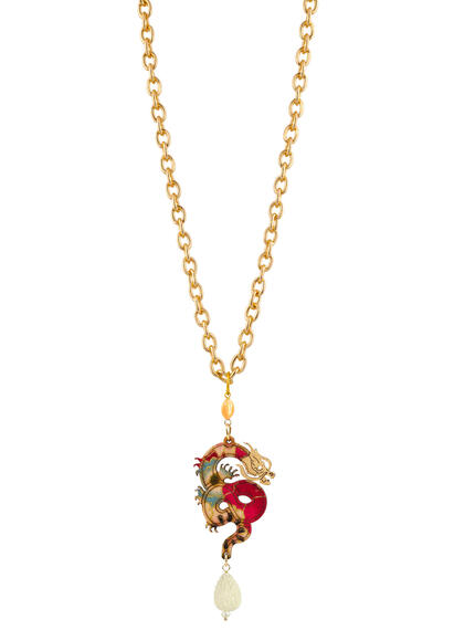 Collana Drago Perla - Lebole Maison