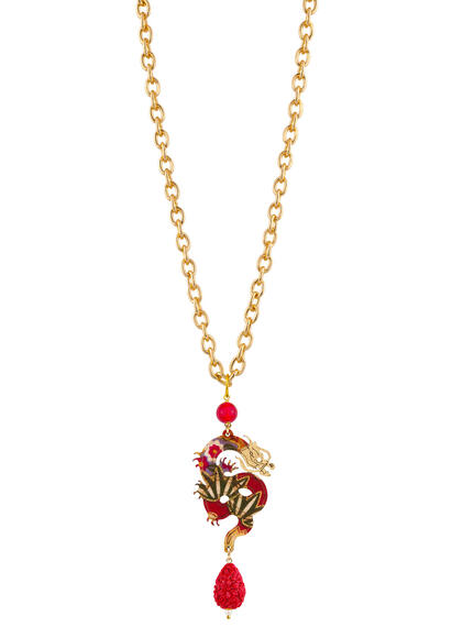 Collana Drago Rubino - Lebole Maison