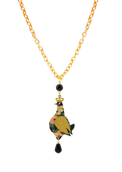 Collana Regalina Celeste Nero - Lebole Maison