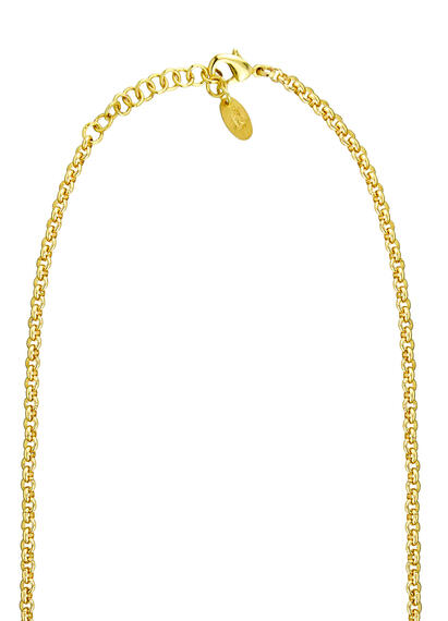 Collana Chanel Kimono Smalto Rosso Mini Rubino - Lebole Maison