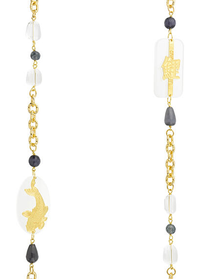 Collana Lebolina Koi Plexi Trasparente - Lebole Maison