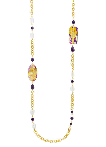 Collana Lebolina Koi Viola - Lebole Maison