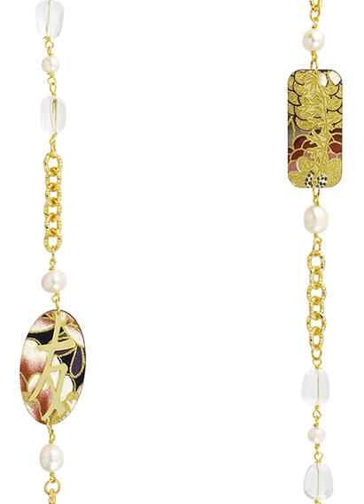 Collana Lebolina Kanji Amicizia Perla - Lebole Maison