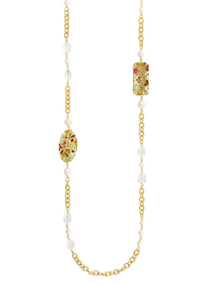 Collana Lebolina Kanji Amore Perla - Lebole Maison