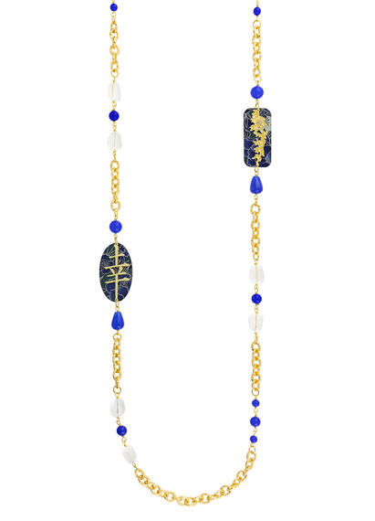 Collana Lebolina Kanji Fortuna Blu - Lebole Maison