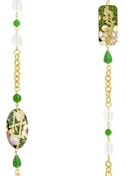 Collana Lebolina Kanji Mamma Verde - Lebole Maison