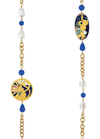 Collana Lebolina Temari Sensu Blu - Lebole Maison