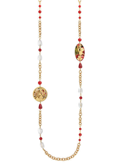 Collana Lebolina Temari Sensu Rubino - Lebole Maison