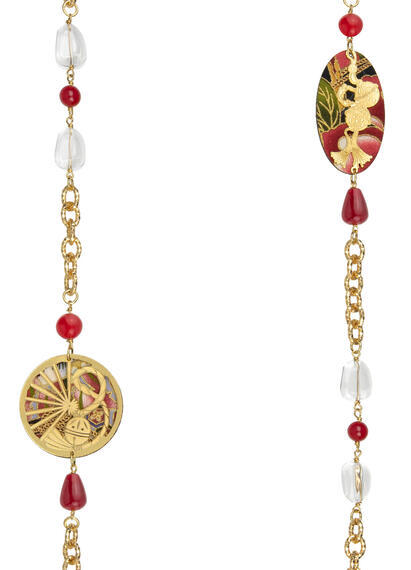 Collana Lebolina Temari Sensu Rubino - Lebole Maison