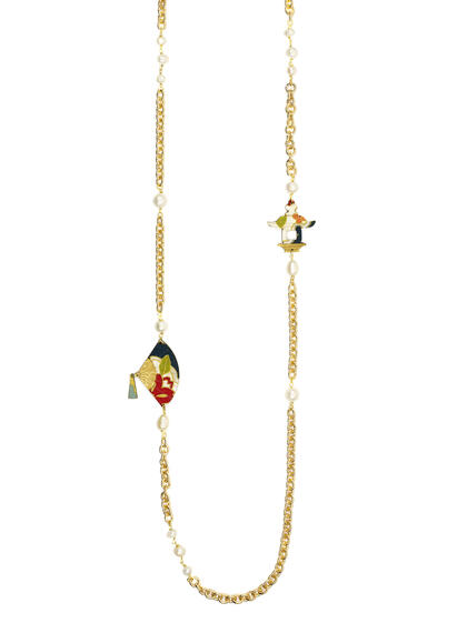 Collana Lebolina Ventaglio Perla - Lebole Maison