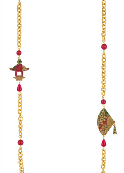 Collana Lebolina Ventaglio Rubino - Lebole Maison
