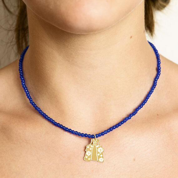 Collana Girocollo Dama Pietre Blu - Lebole Maison